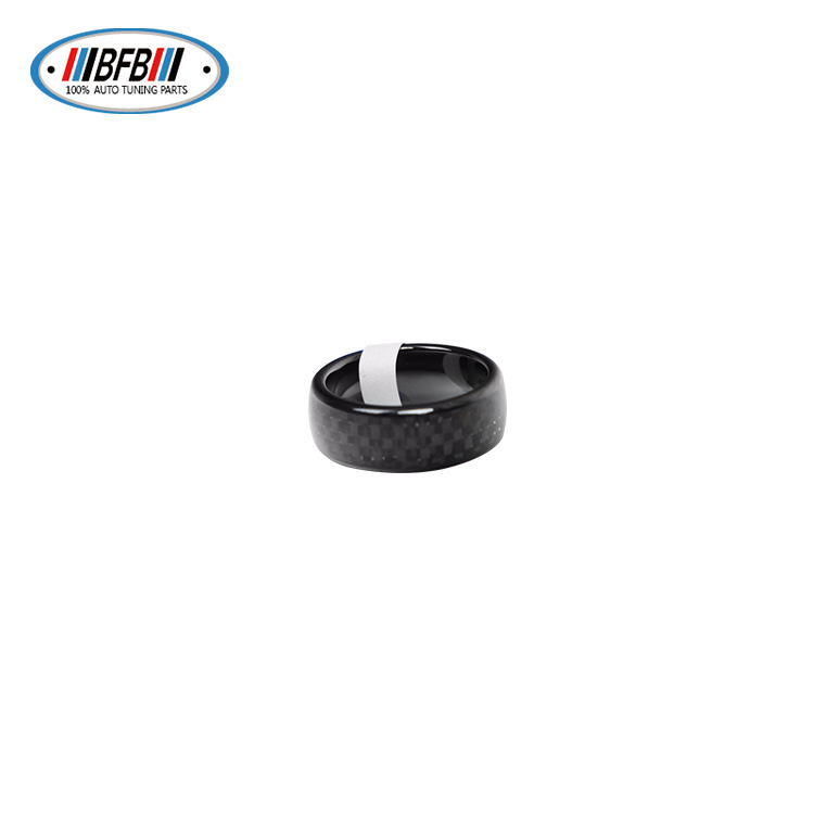 100% Real Carbon Fiber Ring Chip - For Tesla Model 3 Y X S - Carbon Fiber Smart Ring for Start Sensing
