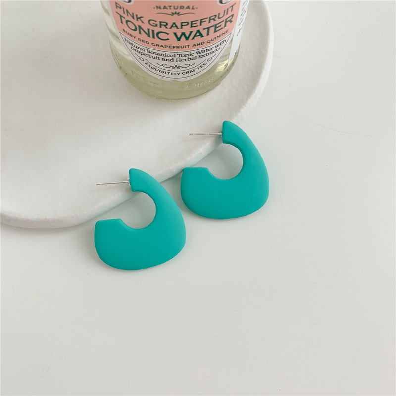 Bijoux En Gros Mignon Couleur Unie Arylique Des Boucles D'oreilles display picture 4