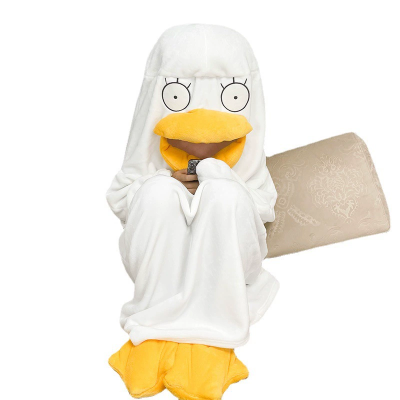 B.Duck халат для мужчин и женщин любимый, забавная пижама, утка пух