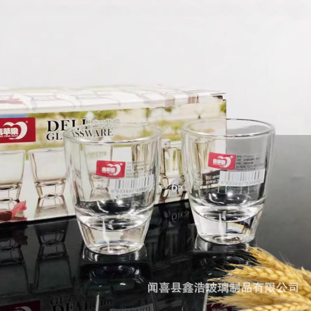 青のリンゴのガラスの小さい杯の白い杯の酒の壺の酒の杯の小さい一口の杯の酒の器は強い酒のスーツを飲んで卸売りします。|undefined