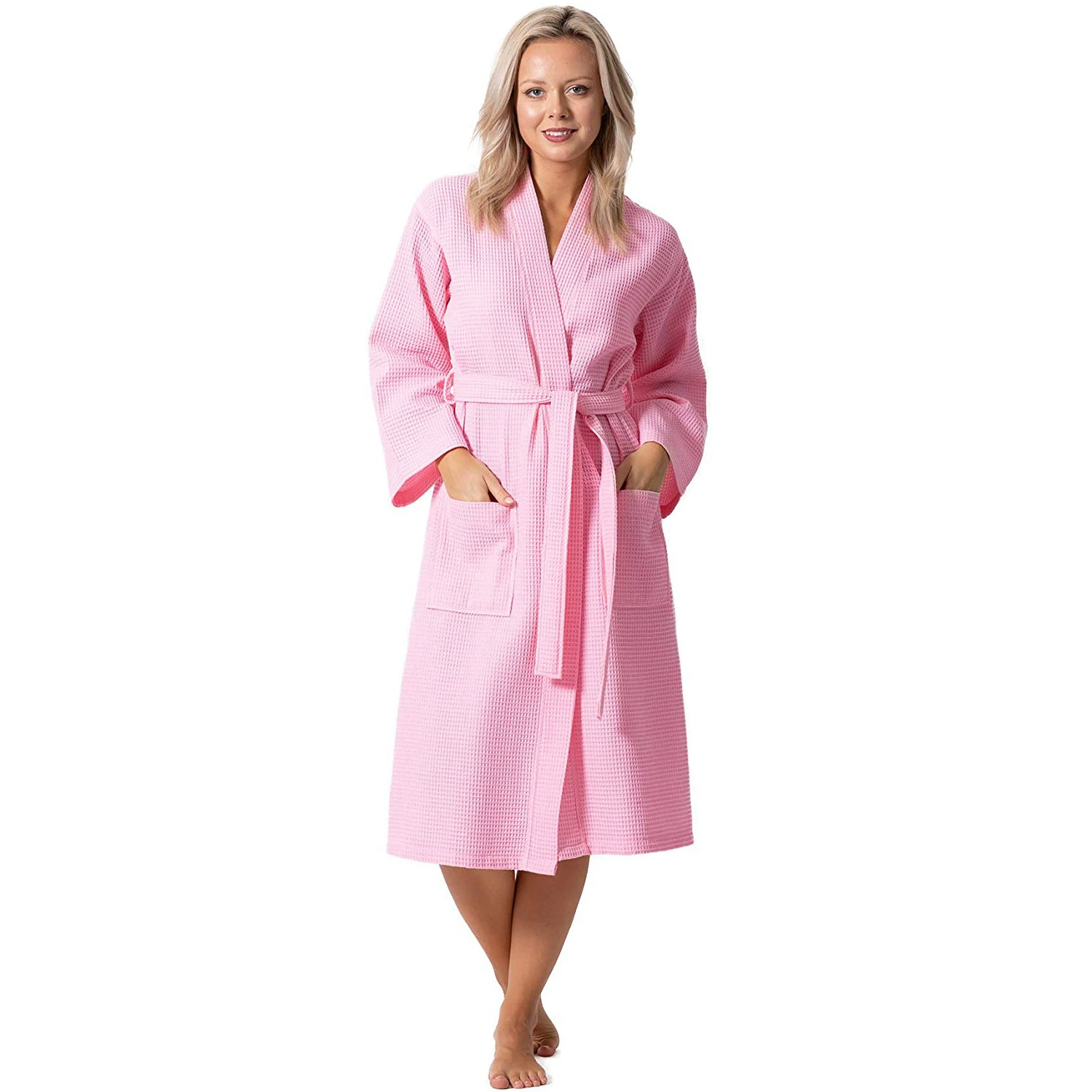 Thin quick dry long cotton bathrobe, custom-made, increased thickness