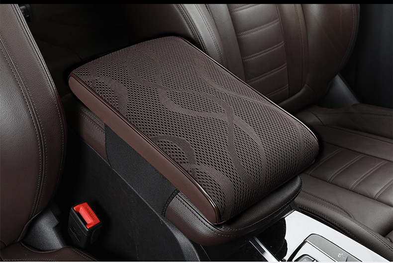 Car armrest box pad memory foam heightening pad universal car armrest box pillow protective cover lengthened thickened wholesale