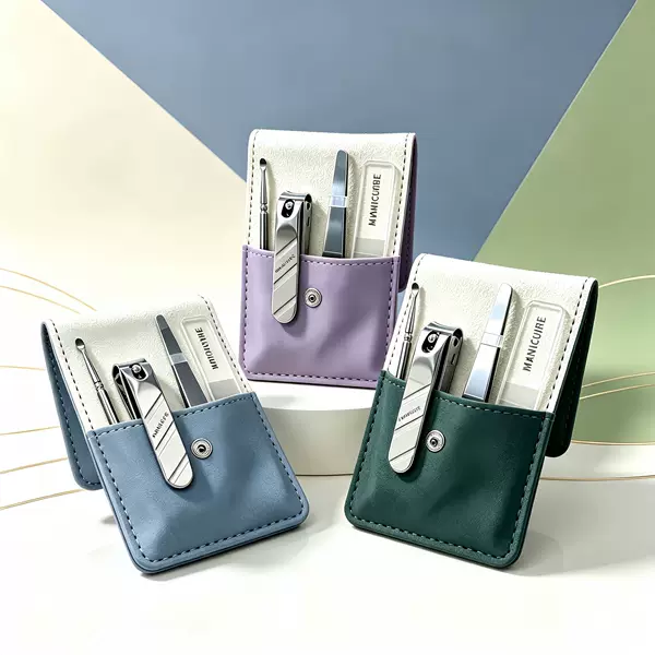 Nail clipper set gift, nail clippers, nail scissors for women and men, portable home-use ear pick tool set