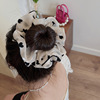 Super big hair circle French lazy large intestine circle love hair accessories summer light and simple net yarn girl hair circle tie hair rope