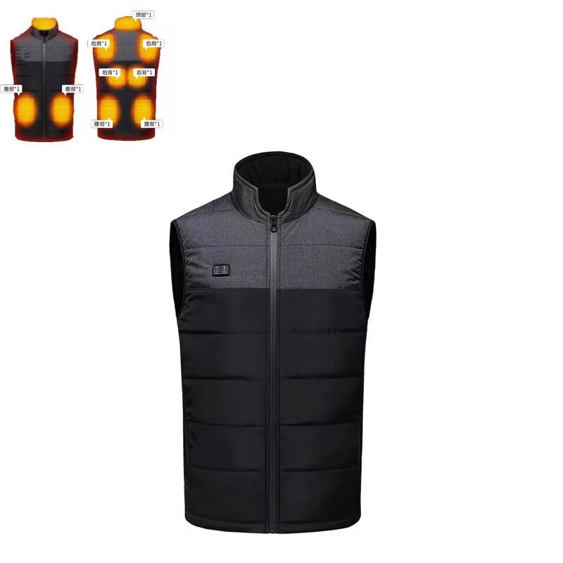 이중 제어 영역 9 검은 색과 회색