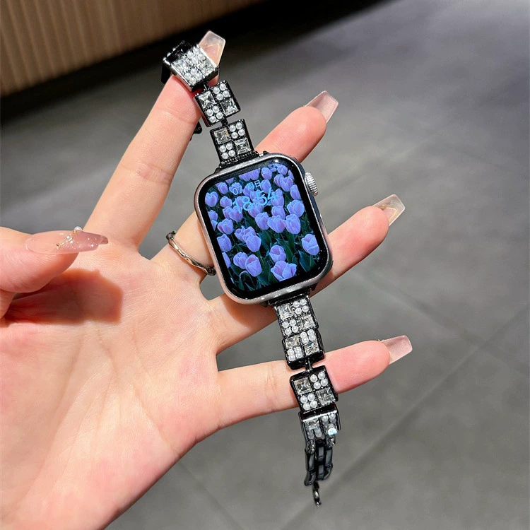 Кроссбордер горячие блоки интегрированный тип подходит для applewatchs9 ремешок для Apple Watch 8/7/6/5/4/3 ультра