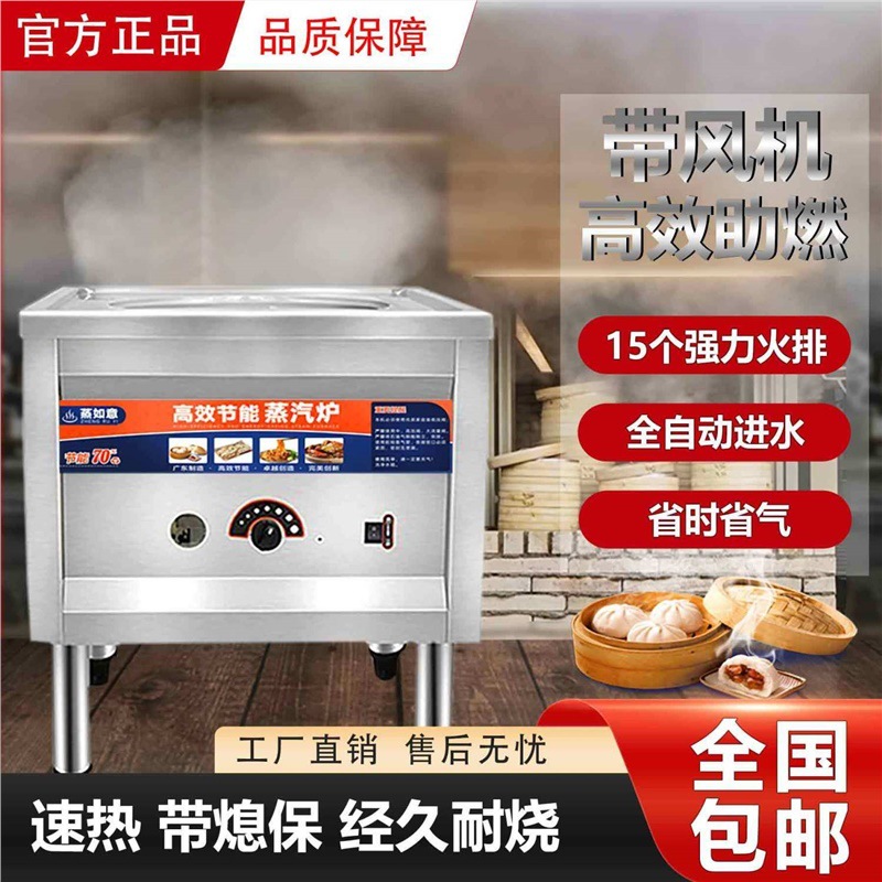 horno de vapor de paquete de tubo cuadrado con ventilador, horno de vapor de paquete de jaula de paquete de vapor de paquete de vapor de gas eléctrico y ahorro de energía de alta eficiencia