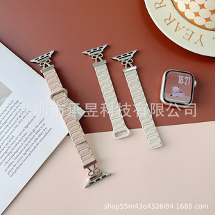 Suitable for Apple Iwatch. Bow Three Silicone Magnetic Apple Watches10/9/8/Se/7/6