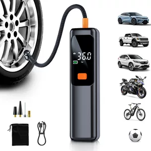 Simsiz Elektrikli Avtomobil Hava Nasosu, Portativ Velosiped Şin Təzyiq Ölçən