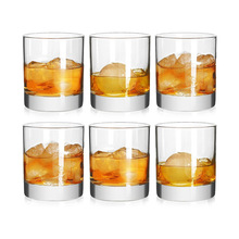 复古威士忌酒杯爱尔兰岩石杯厚底酒吧烈酒杯古典杯whiskey glass