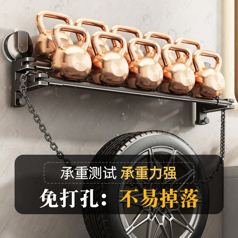 吸盤タオルラックバスルームパンチフリーバスルーム伸縮タオルバーラックバスルームバスタオル収納ラック|undefined