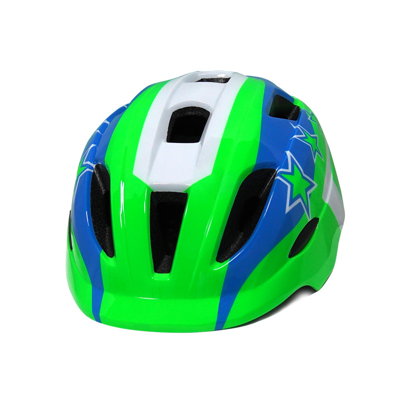 Cartoon Cycling Safety Bicycle Children's Integrated Helmet Summer_voghion.com