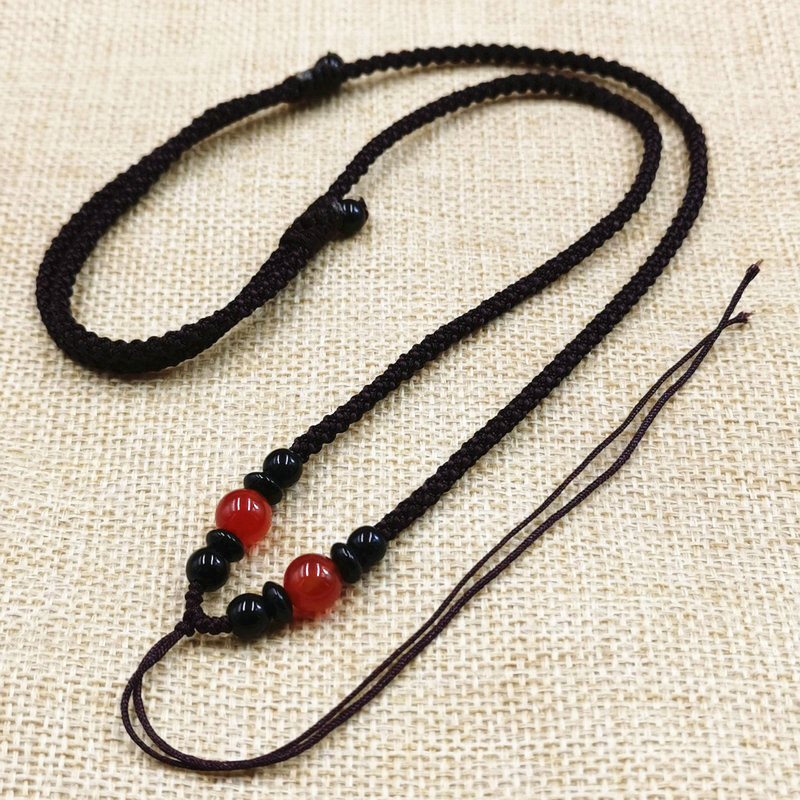 DIY Pendant Cord Agate Jade Pendant Rope Unisex Pendant Cord Necklace Cord