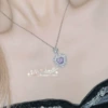Pendant 0124 钻 pink diamond ♥ does not include chain