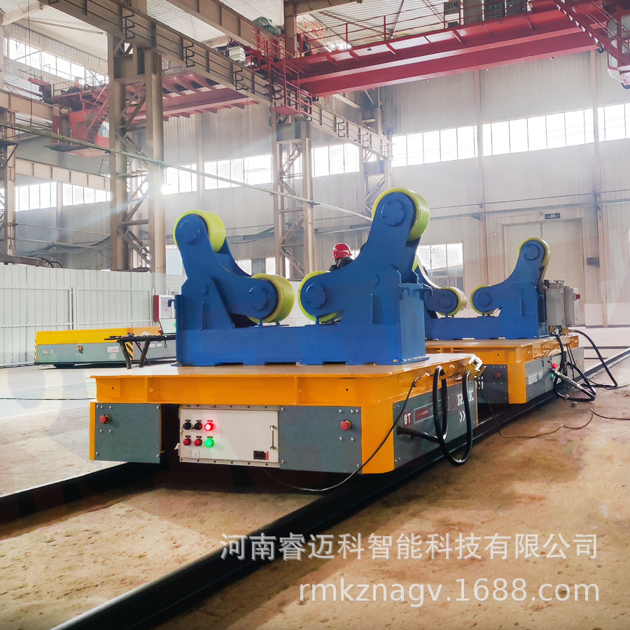 纵横移动式轨道平板车  智能四向穿梭车 工业rgv轨道车