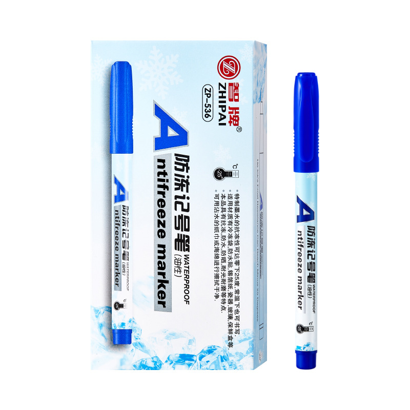 Anticongelante envasado refrigeración fresco marcador de refrigeración anticongelante marcador de refrigeración impermeable secado rápido congelador al por mayor