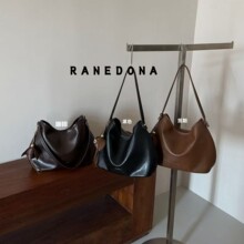 跨境小众软皮托特包包女新款潮流款时尚百搭单肩斜挎包通勤托特包