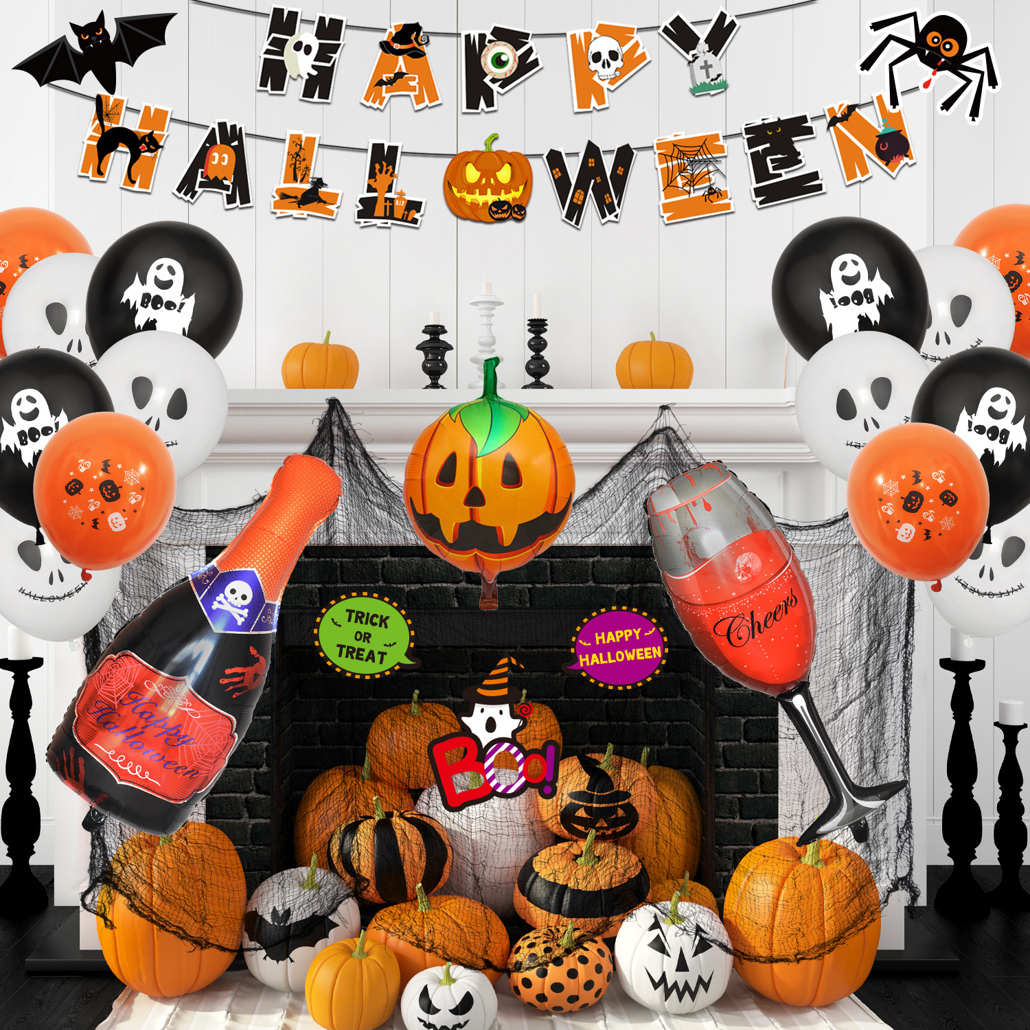 万圣节黑网套装 (5)