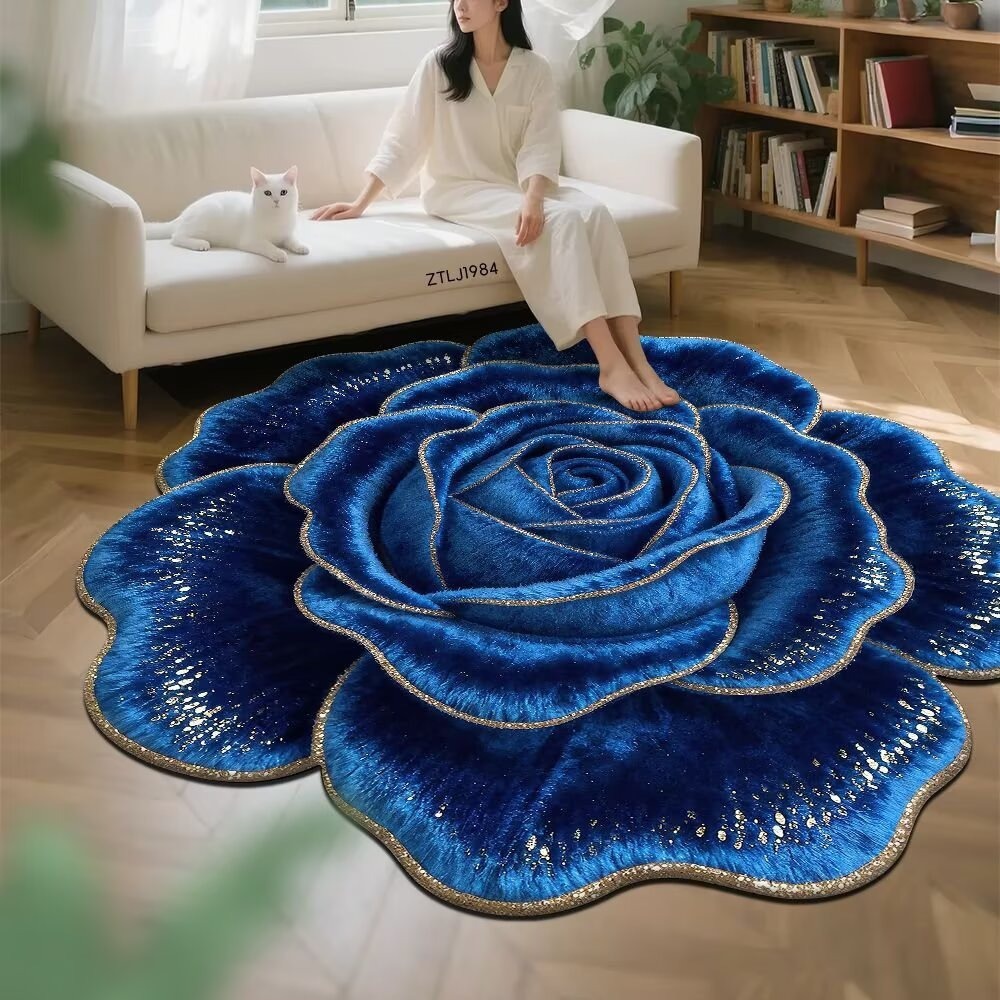 Tappeto bagno 3d illusion in ciniglia e diatomea antiscivolo_voghion.com