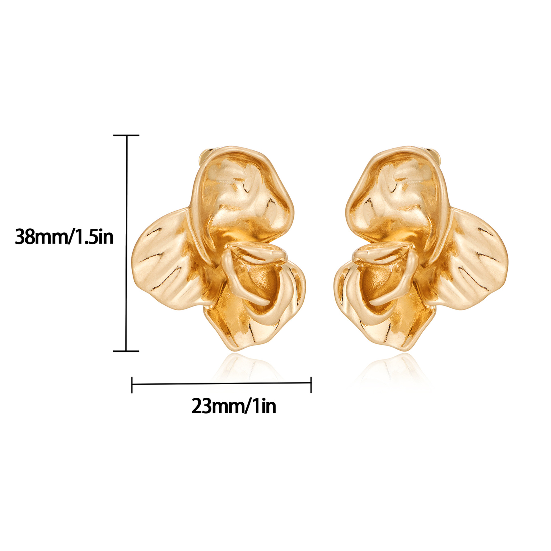 metal-flower-series-personalized-earrings-with-metal-texture-creative-high-grade-electroplated-leaf-rose-earrings