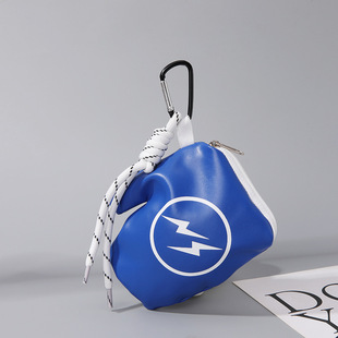 Niche Design Boxing Gloves Bag Headset Coin Purse Key Women's Bag Coin Storage Small Hanging Bag