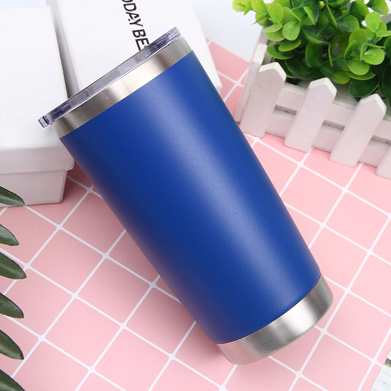 20oz taza de coche vaso de acero inoxidable regalo de Navidad DIY taza de coche taza de cerveza imagen logo taza de coche