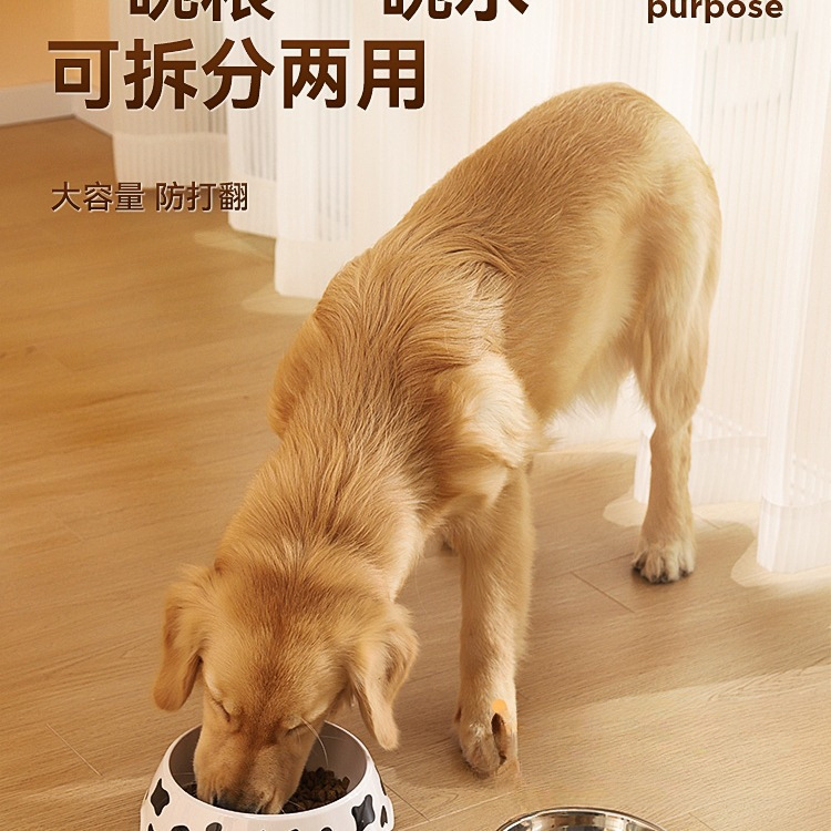 tazón de comida para perros de acero inoxidable tazón de comida para perros agua potable comida para gatos para mascotas tazón de arroz para evitar derrumbar tazón para perros tazón para gatos