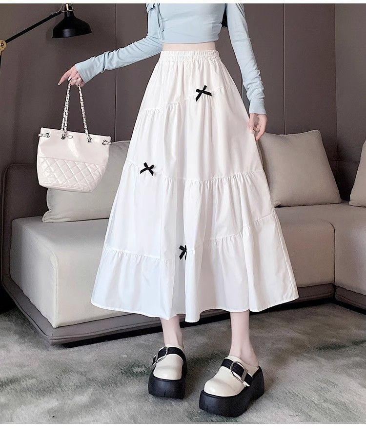 Sweet White Layered Cake Skirt