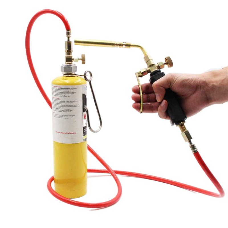 Американский бескислородный сварочный пистолет с трубкой высокотемпературный пожарный пистолет один фунт пропан Зеленая Бутылка манпу газовый баллон переносная медная сварочная горелка