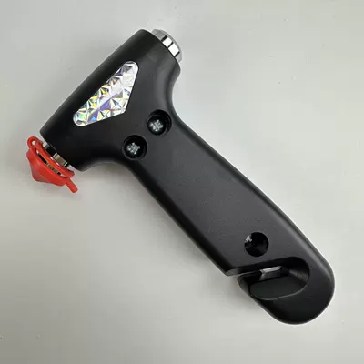 Car Safety Hammer, Window-Breaking Escape Hammer, Vehicle-Mounted Mini Window Breaker, Emergency Safety Multi-Functional Window-Breaking Escape Hammer (Qəza çəkici) - black