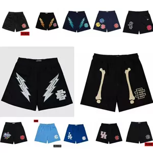 Трансграничные шорты Eric Emanuel EE Shorts для мужчин и женщин, модные сетчатые быстросохнущие спортивные баскетбольные четверти брюки