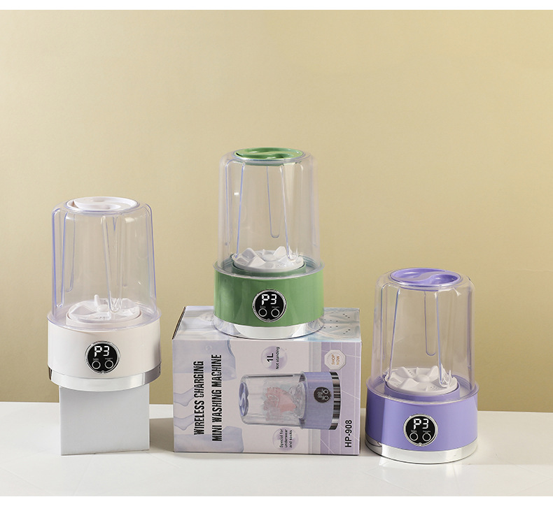 New Rechargeable Mini For Underwear And Socks, Portable Wireless Small Student Dormitory Washing Machine_voghion.com