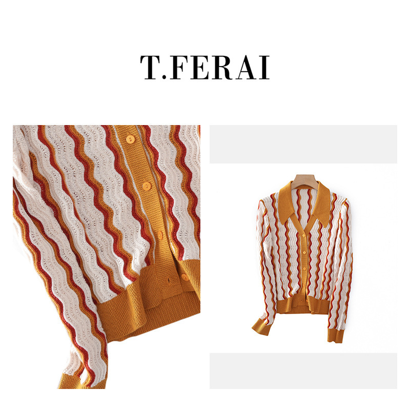 2026 New Autumn Women's Versatile and Fashionable Knitted Wool Outerwear Cardigan Jacket Wholesale