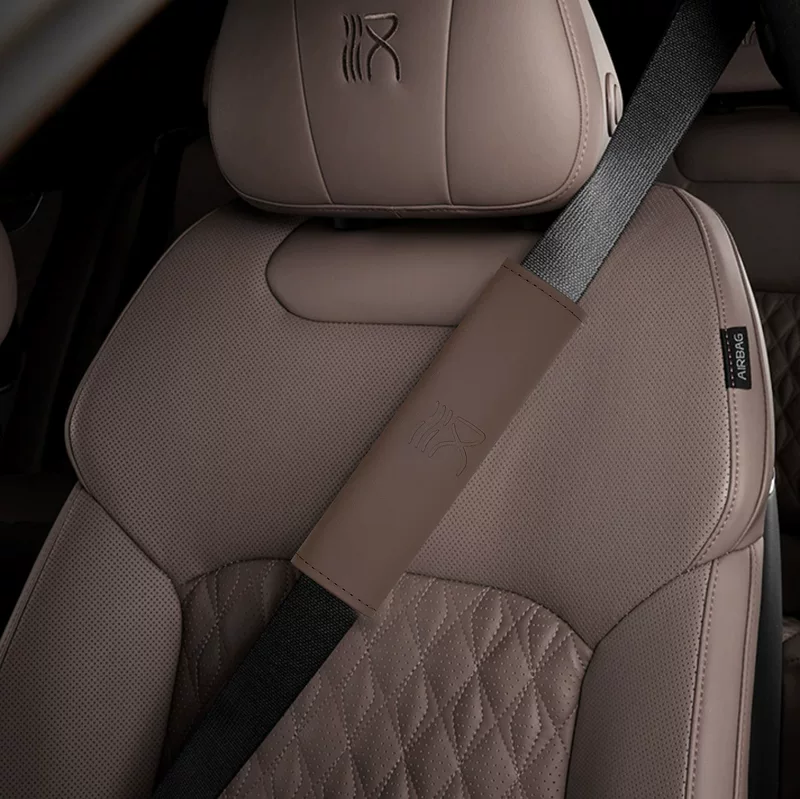 Suitable for BYD Han EV modified seat belt guard leather insurance ribbon EV Han special modified shoulder cover