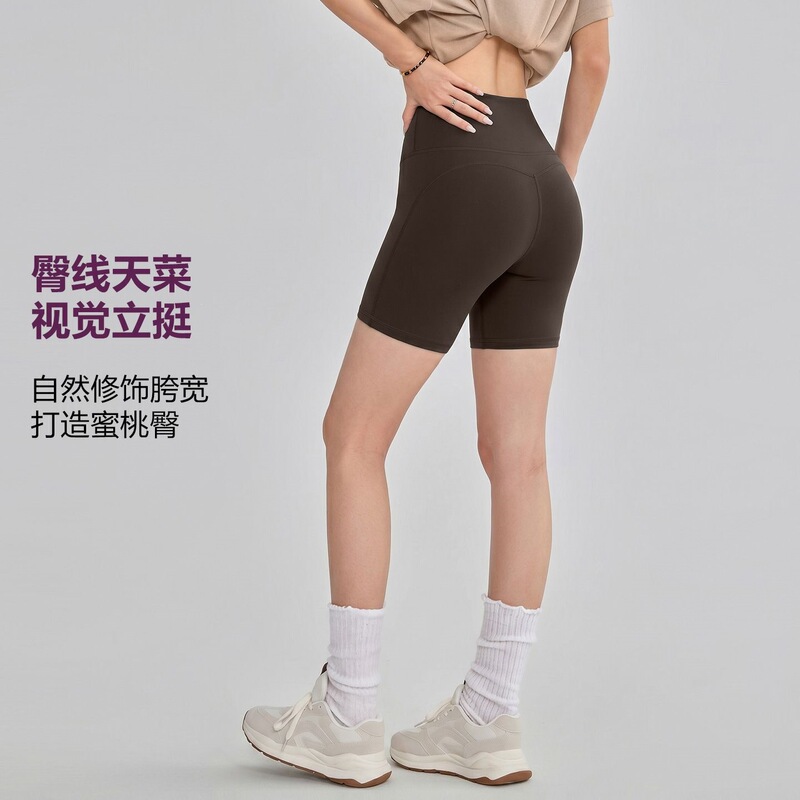 2026 New Women's Yoga Shorts for Summer, High-Waisted, Butt-Lifting, Running, Cycling, Fitness Pants, Pilates Sports Shorts