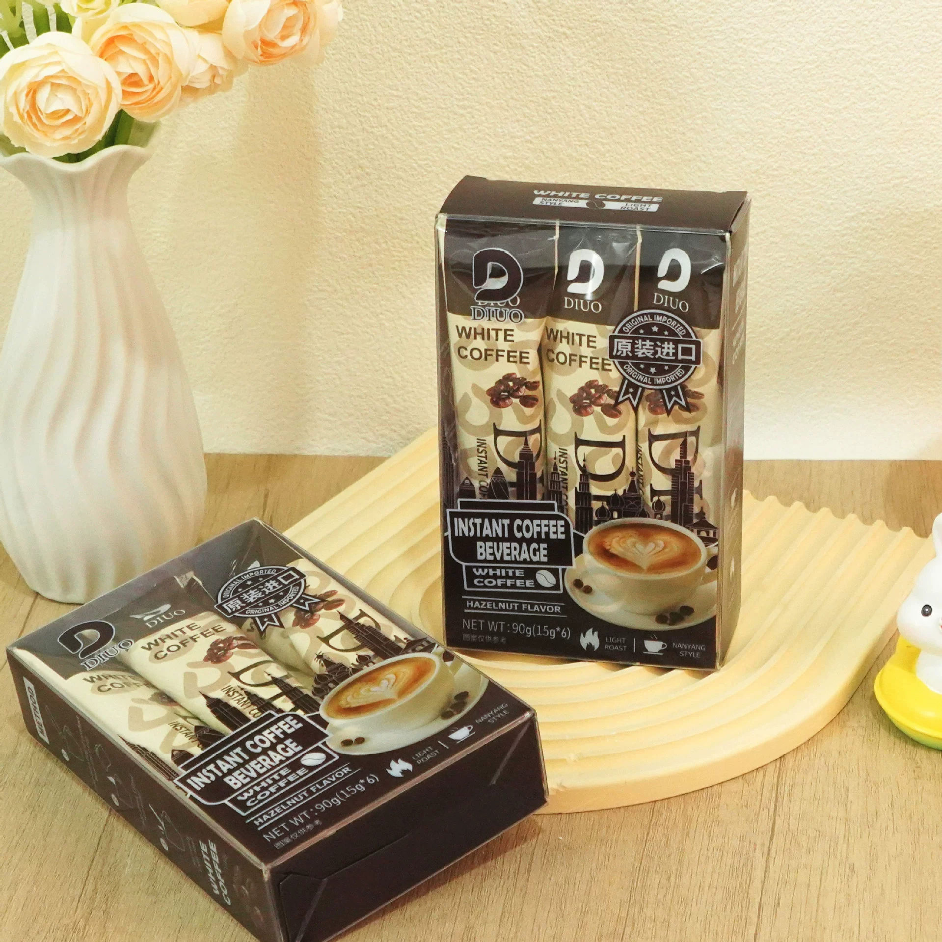 Малайзийский кофе Dido, твердый напиток, 90 г, импортный кофе, портативный готовый к употреблению, индивидуально упакованный заварочный порошок