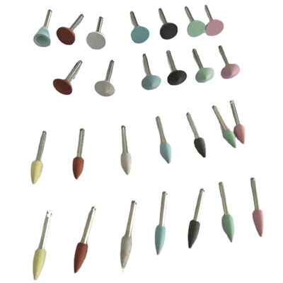 牙科硅胶抛光磨头橡胶打磨抛光弯机抛光轮低速抛光齿科材料|ru