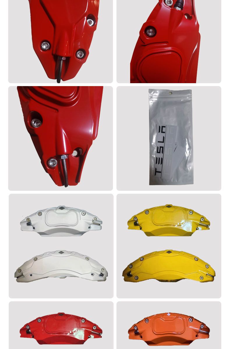 Suitable for Tesla 3/Y Car Aluminum Alloy Caliper Cover, Model 3/Y Special Car-Specific Caliper Decorative Shell