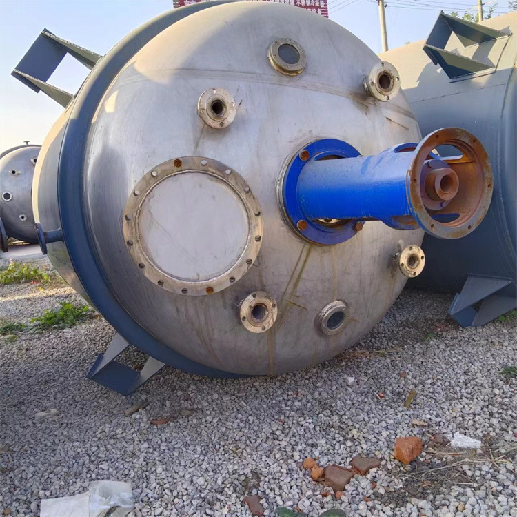 二手不锈钢外管反应釜2000L5000L食品化工电加热反应釜搅拌罐