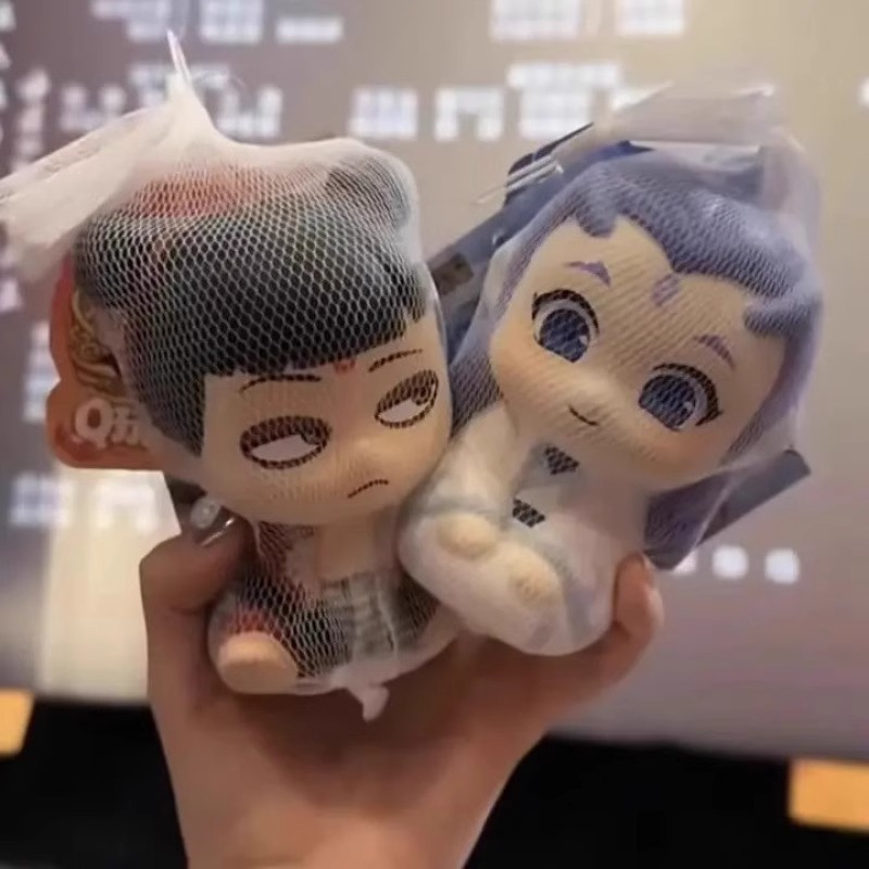 Juguete de peluche Nezha y Ao Bing de la película, diseño de pellizco, nuevo modelo de acción