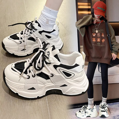 Children's Sports Shoes 2024 New Spring and Autumn Season Student Fashion Comfy White Shoes for Big Kids Girls Dad Shoes