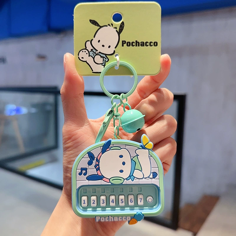 Плюшевый брелок Sanrio Hello Kitty, оригинал, мягкая подвеска 11×7.5 см, коллекционный талисман
