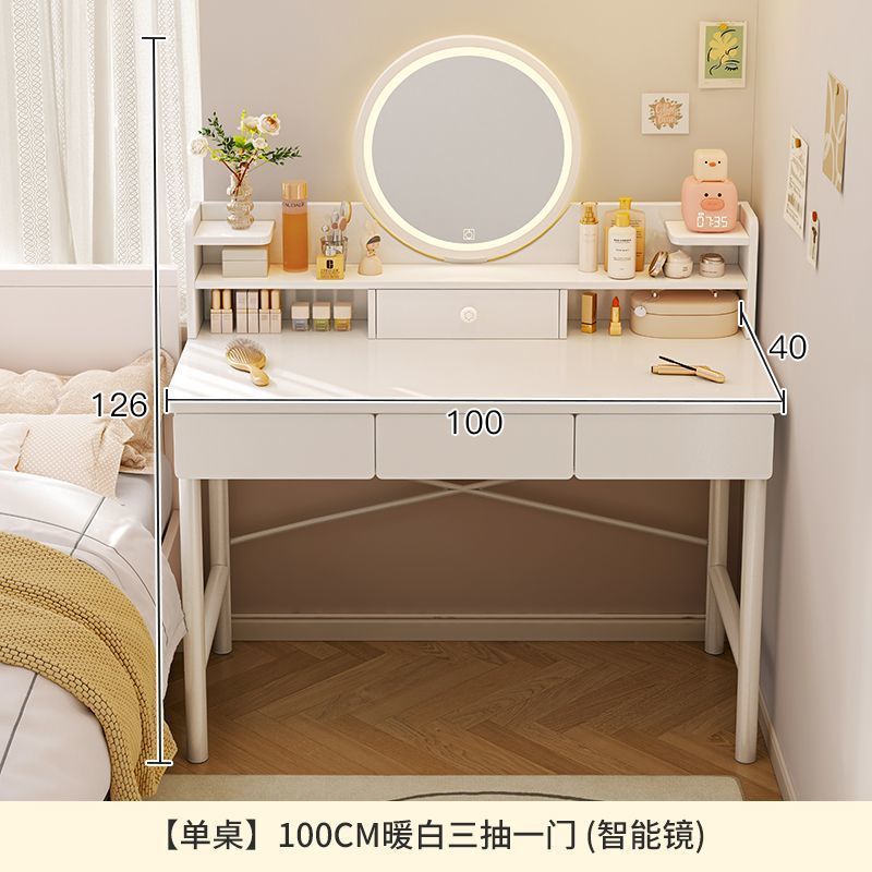 ∮따뜻한 흰색 3단 서랍 100CM [조명 포함] 재구매율 최고