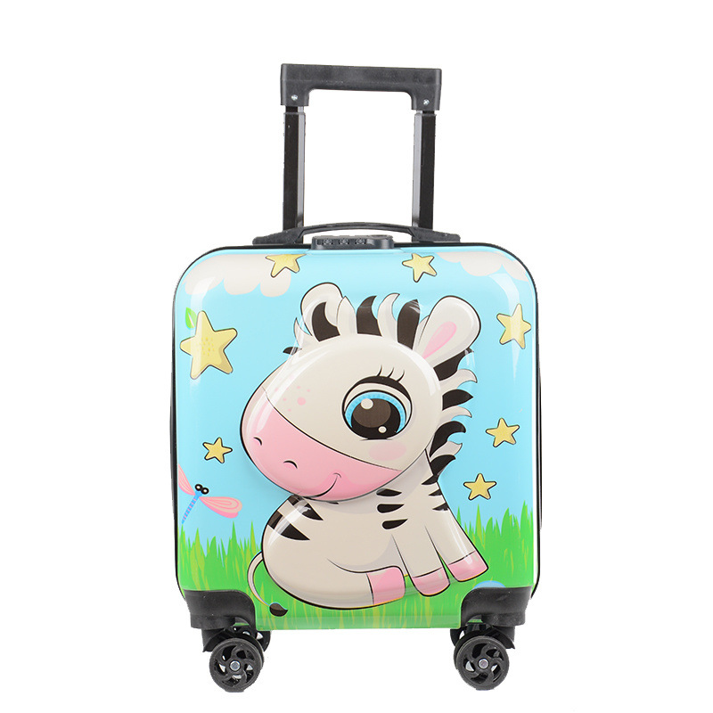 Nuevo cartón de dibujos animados para niños, maletero para hombres y mujeres, maleta libre de envío, caja de contraseña de 18 pulgadas, maleta de embarque de 20 pulgadas