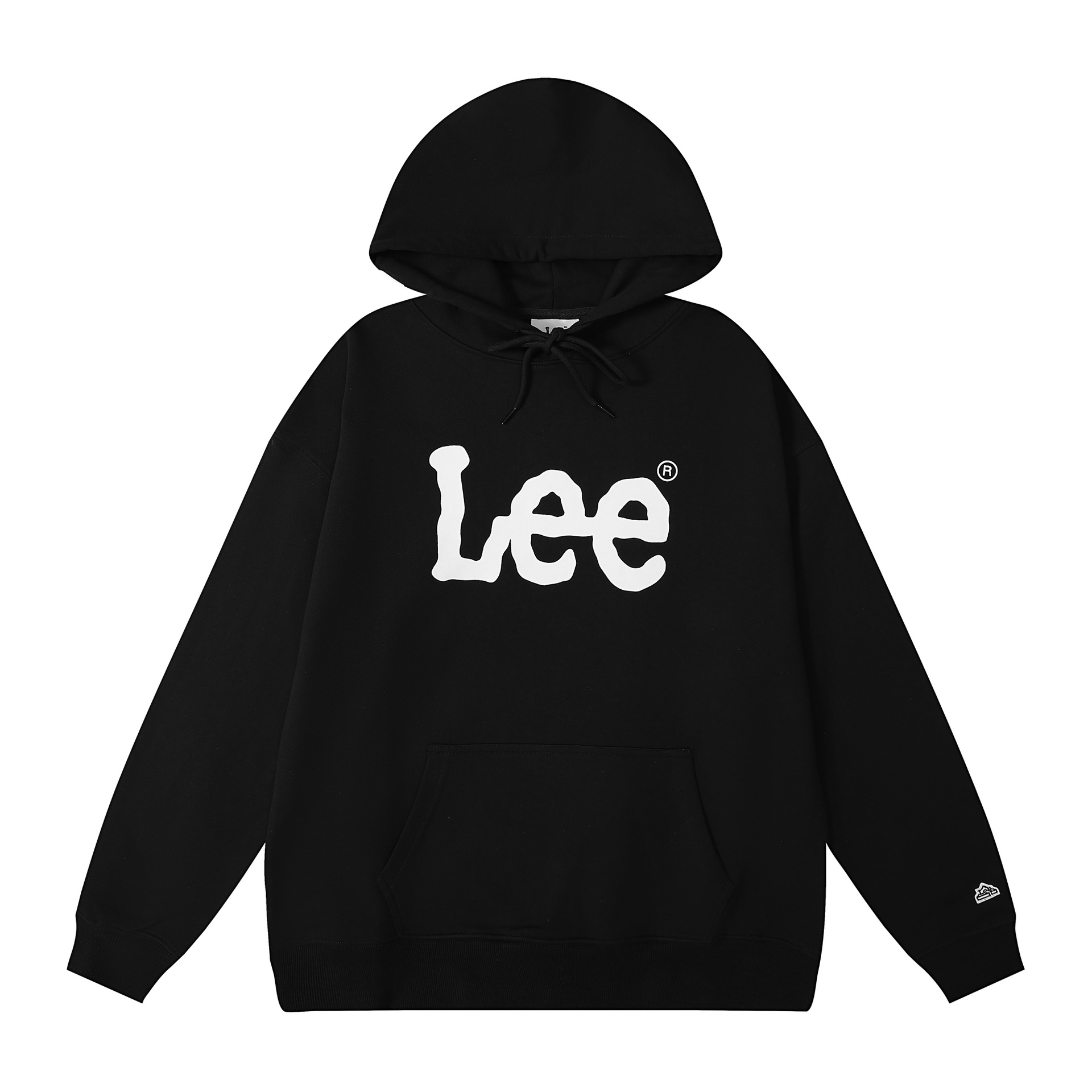 한국 틈새 트렌디 브랜드 리 레터 인쇄 스웨터 남성과 여성을위한 클래식 올 매치 루즈 캐주얼 커플 후디