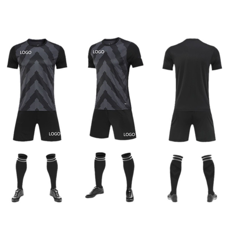 Kurzarm herren kinder kleidung, erwachsene grundlegende trainingsanzug, schnell trocknend fußball anzug_voghion.com