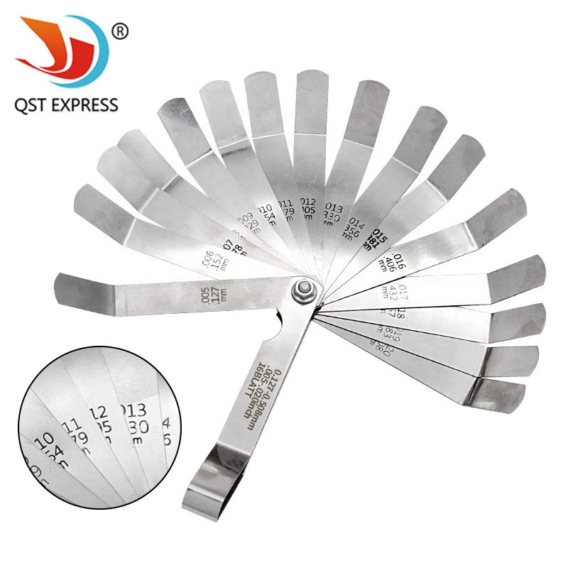 Штангенциркуль из нержавеющей стали, высокоточный цельный клапан, измеритель толщины, измерение 0,127-0,508 мм