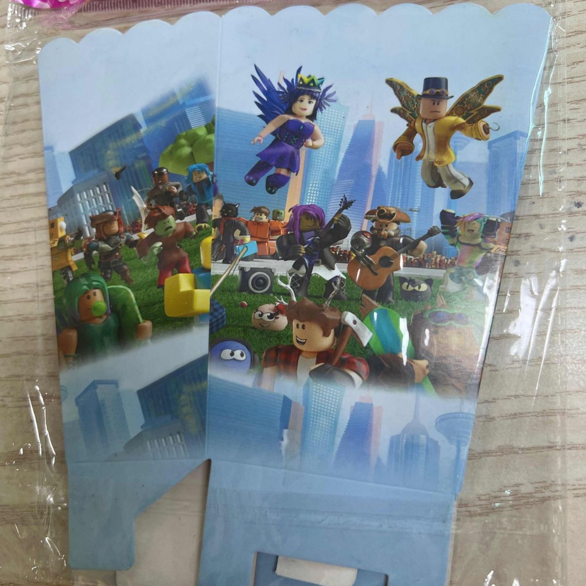 Caja de las palomitas del mundo virtual de Roblox 6 PCS 1 paquete