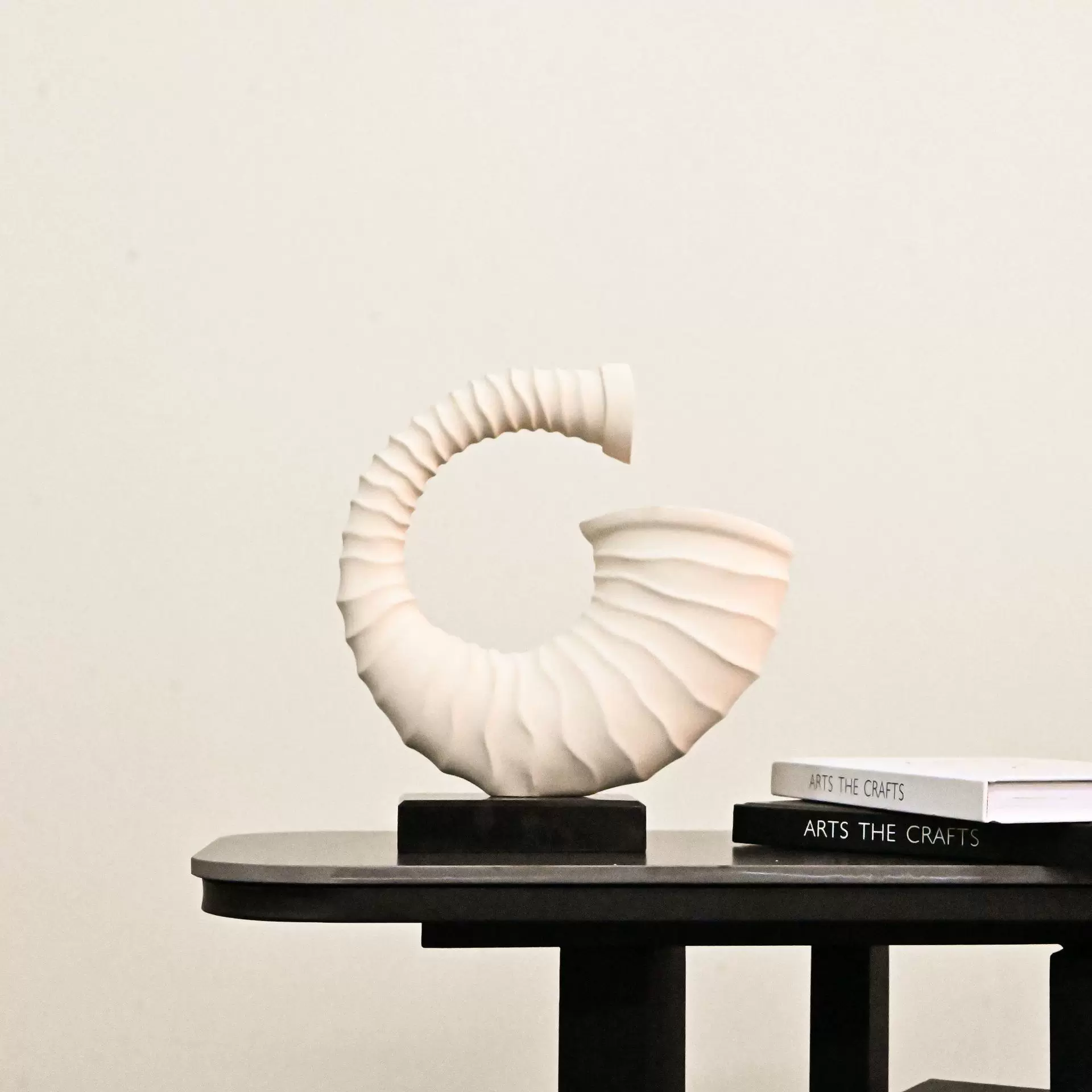 侘寂风海螺号角艺术品摆件客厅玄关民宿日式餐厅高级感工艺品摆设