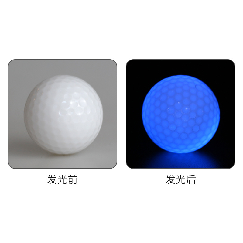 TTYGJ Golf LED Super brillante bola luminosa multi-color LED superficie de la bola de práctica 6-color Curso de iluminación